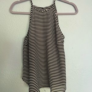 Abercrombie & Fitch Razorback blouse in black & white: Medium